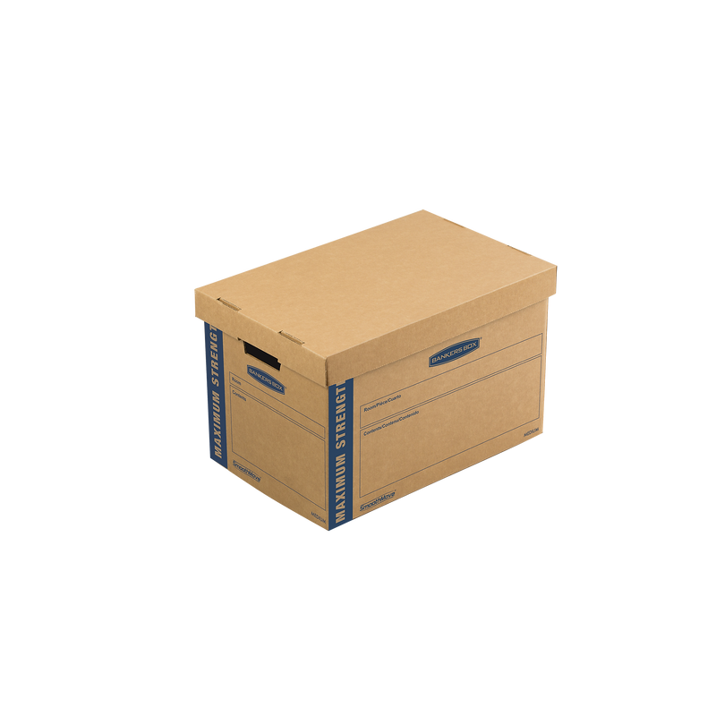 Bankers Box® SmoothMove 20.125" x 12.375" x 13.12" Moving Box, Kraft, 8/Carton (7710301)