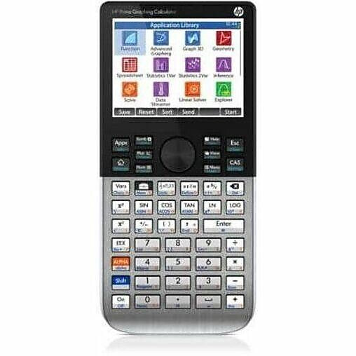 HP Prime CAS Graphing Calculator, Black/Silver (PPRIME#INT)