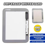 BAZIC Products Dry Erase Board with Marker, 5" x 7", 12/Bundle (BAZ6023-12)