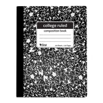 C-Line Composition Notebooks, 100 Sheets, College Ruled, Black Marble, 12/Pack (CLI22022-12)