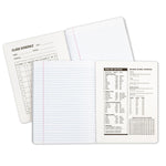 C-Line Composition Notebooks, 100 Sheets, College Ruled, Black Marble, 12/Pack (CLI22022-12)