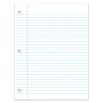 C-Line College Ruled Filler Paper, 8" x 10.5", 3-Hole Punched, 100 Sheets/Pack, 12/Bundle (CLI22031-12)