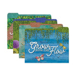 Eureka Curiosity Garden File Folders, 1-Tab, Assorted, Letter Size, 6/Bundle (EU-866450-6)