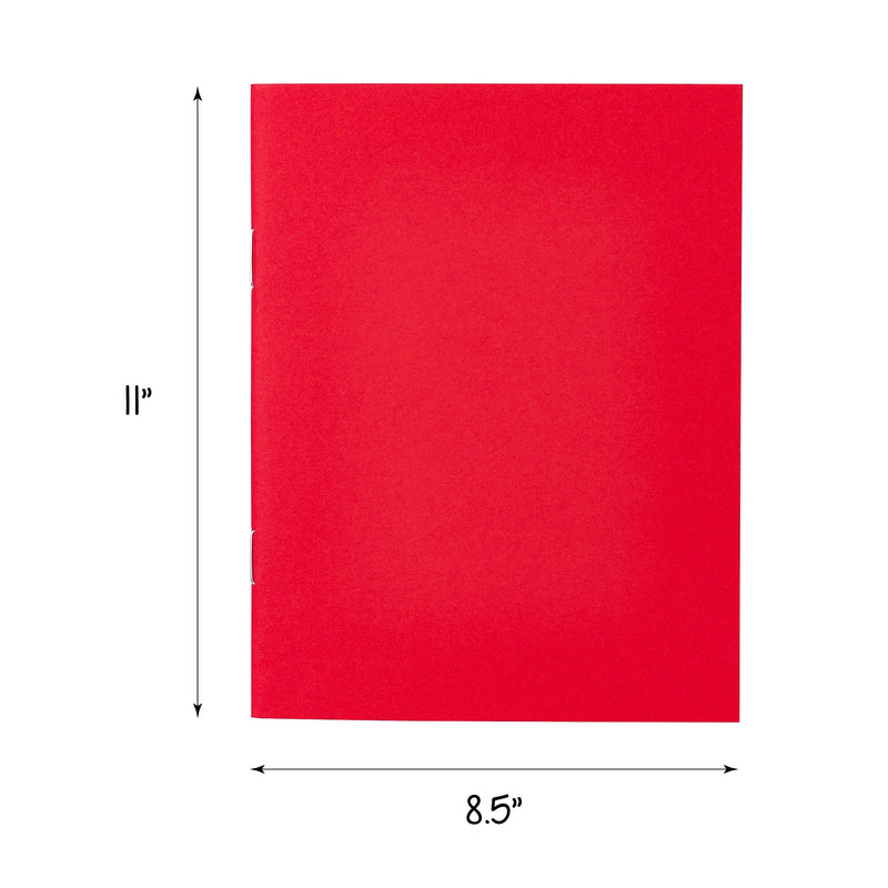 Hygloss Blank Books, 8.5" x 11", 24 Sheets, Assorted Colors, 6/Pack, 2/Bundle (HYG77735-2)
