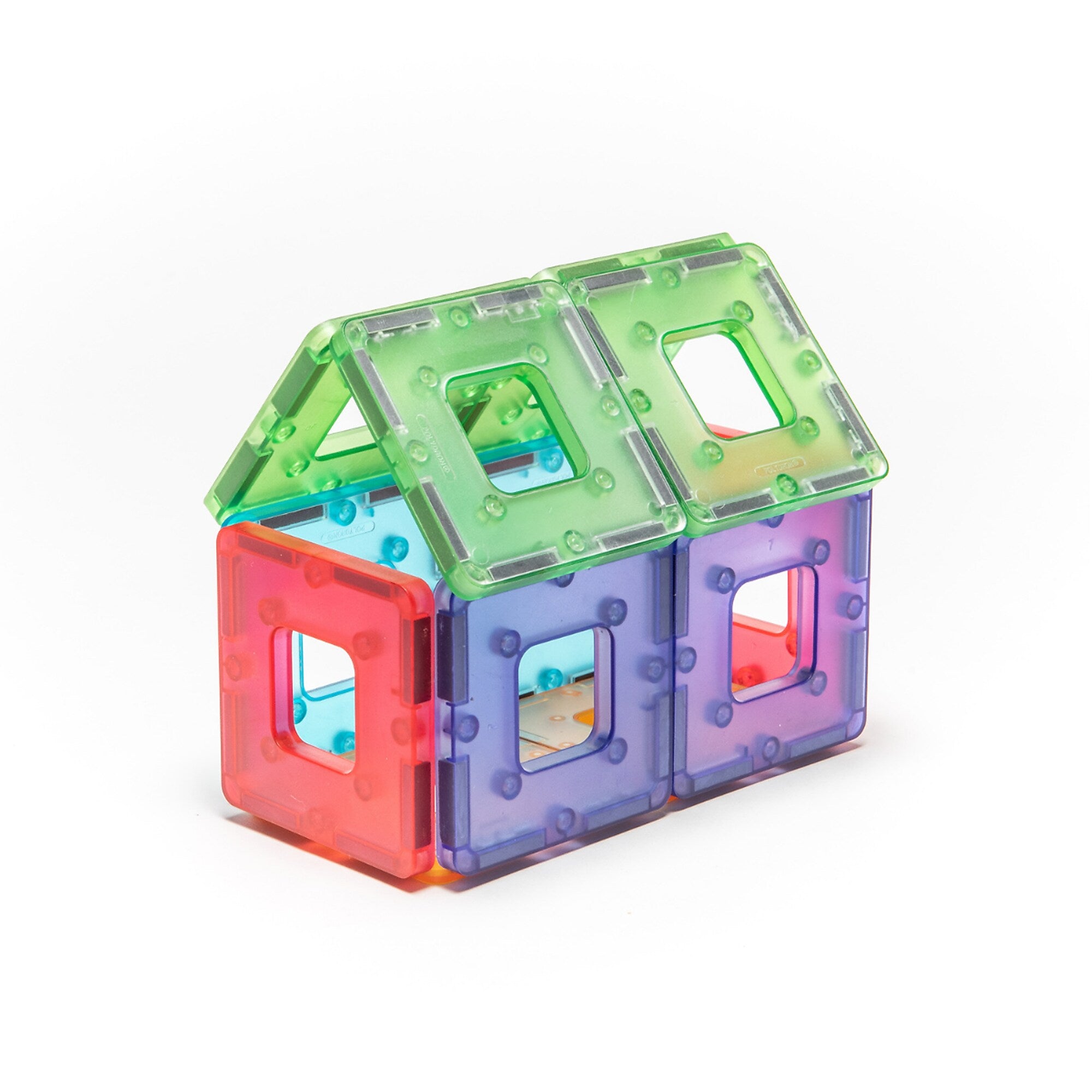Polydron KinderMag Starter Set, Translucent, 48/Set (PY-575000T)