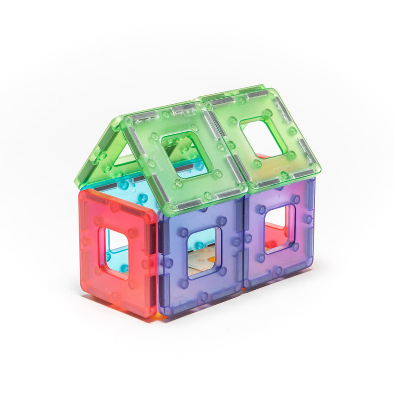 Polydron KinderMag Starter Set, Translucent, 48/Set (PY-575000T)
