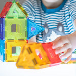 Polydron KinderMag Starter Set, Translucent, 48/Set (PY-575000T)