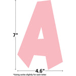 Teacher Created Resources Pastel Pop 7" Letters, Multicolored, 120/Pack, 2 Packs/Bundle (TCR70105-2)