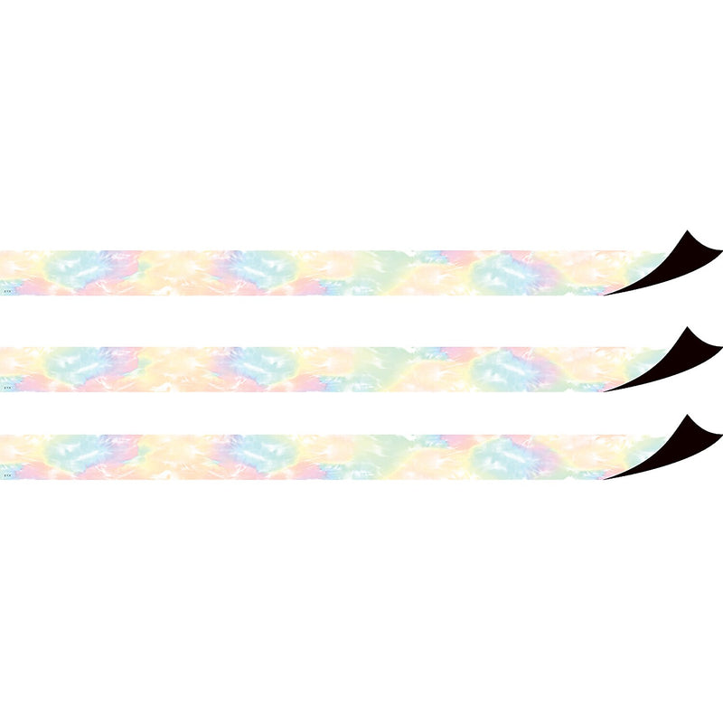 Teacher Created Resources Pastel Pop Tie-Dye Magnetic Border, 1.5" x 2', 12/Pack, 3 Packs/Bundle (TCR77575-3)