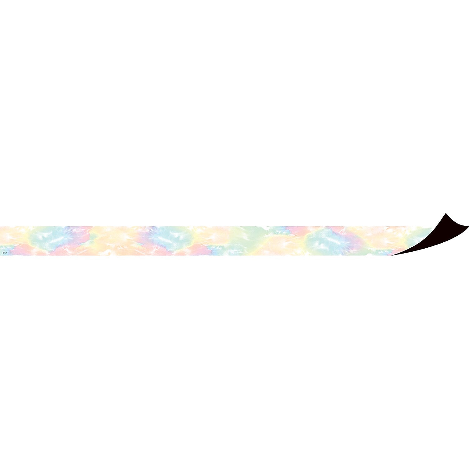 Teacher Created Resources Pastel Pop Tie-Dye Magnetic Border, 1.5" x 2', 12/Pack, 3 Packs/Bundle (TCR77575-3)