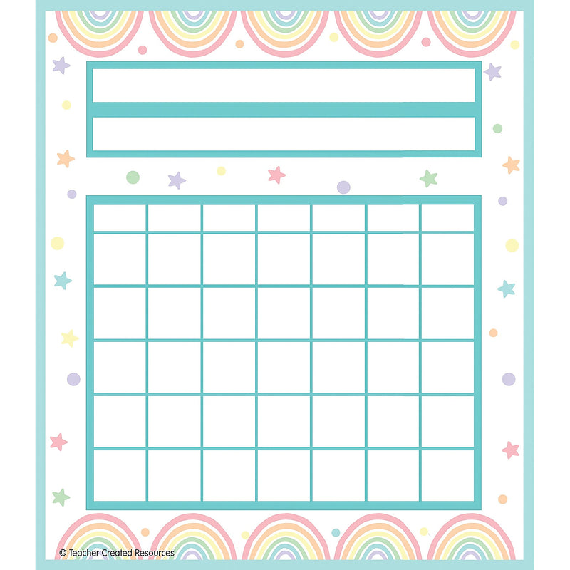 Teacher Created Resources Pastel Pop Incentive Charts, 5.25" x 6", 36/Pack, 6 Packs/Bundle (TCR8408-6)