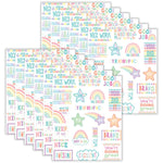 Teacher Created Resources Pastel Pop Stickers, Assorted Colors, 120/Pack, 12 Packs/Bundle (TCR8423-12)
