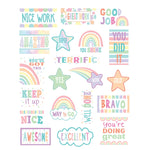 Teacher Created Resources Pastel Pop Stickers, Assorted Colors, 120/Pack, 12 Packs/Bundle (TCR8423-12)