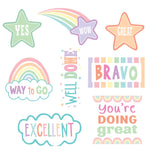 Teacher Created Resources Pastel Pop Stickers, Assorted Colors, 120/Pack, 12 Packs/Bundle (TCR8423-12)