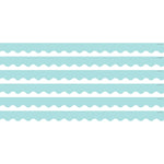 Teacher Created Resources Pastel Blue Scalloped Border Trim, 2.92', 12/Pack, 6 Packs/Bundle (TCR8426-6)