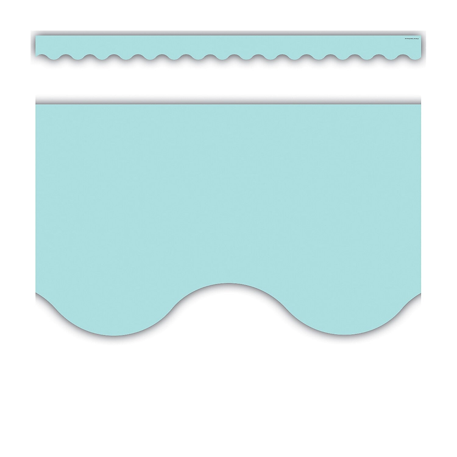 Teacher Created Resources Pastel Blue Scalloped Border Trim, 2.92', 12/Pack, 6 Packs/Bundle (TCR8426-6)