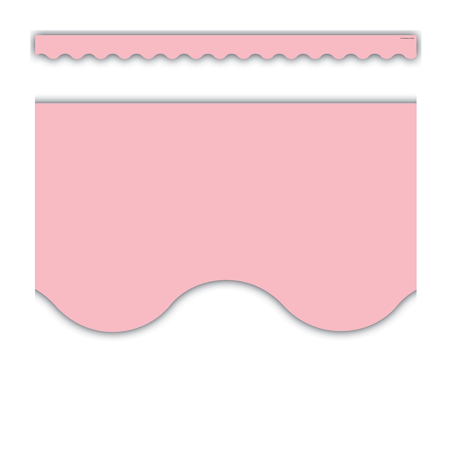 Teacher Created Resources Pastel Pink Scalloped Border Trim, 2.92', 12/Pack, 6 Packs/Bundle (TCR8428-6)