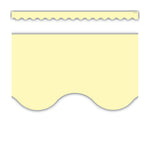 Teacher Created Resources Pastel Yellow Scalloped Border Trim, 2.92', 12/Pack, 6 Packs/Bundle (TCR8429-6)
