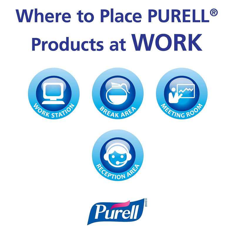 PURELL Advanced 70% Alcohol Gel Hand Sanitizer, Clean Scent, 12 oz., 12/Carton (3659-12)