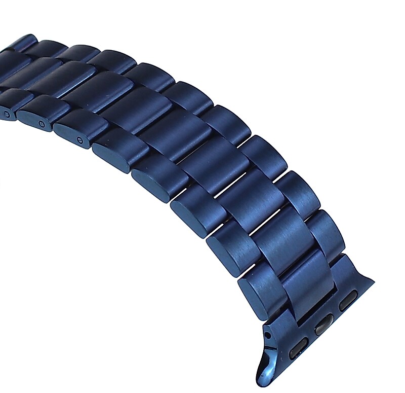 Worryfree Gadgets Stainless Steel Classic Wristband for Apple Watch Ultra, Blue, 49mm (LX05-BLU49)