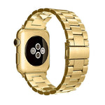Worryfree Gadgets Stainless Steel Classic Wristband for Apple Watch Ultra, Gold, 49mm (LX05-GLD49)