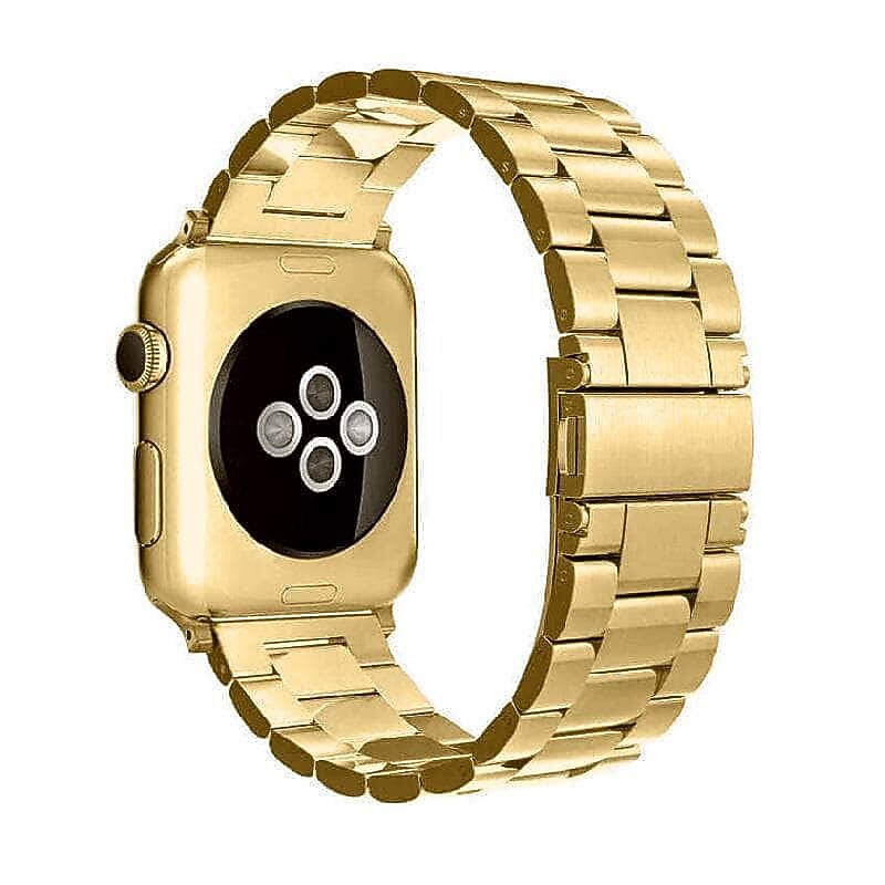 Worryfree Gadgets Stainless Steel Classic Wristband for Apple Watch Ultra, Gold, 49mm (LX05-GLD49)