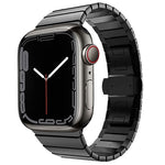 Worryfree Gadgets Stainless Steel Wristband for Apple Watch Ultra, Black, 49mm (LX06-BLK49)