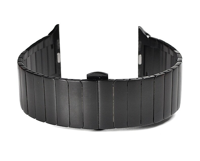 Worryfree Gadgets Stainless Steel Wristband for Apple Watch Ultra, Black, 49mm (LX06-BLK49)