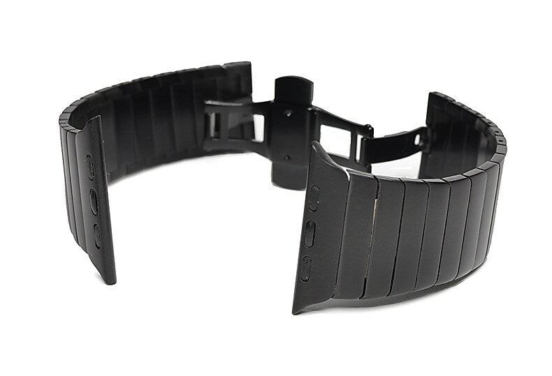 Worryfree Gadgets Stainless Steel Wristband for Apple Watch Ultra, Black, 49mm (LX06-BLK49)