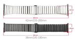 Worryfree Gadgets Stainless Steel Wristband for Apple Watch Ultra, Black, 49mm (LX06-BLK49)