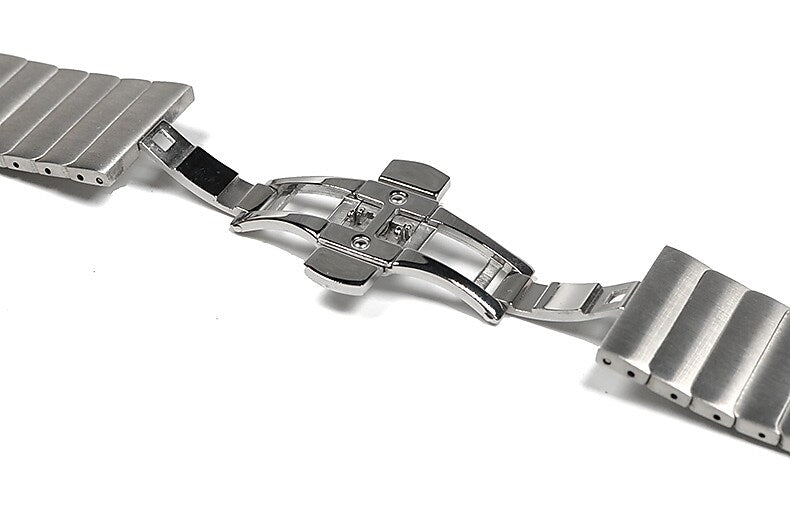 Worryfree Gadgets Stainless Steel Wristband for Apple Watch Ultra, Silver, 49mm (LX06-SLV49)