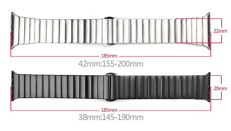 Worryfree Gadgets Stainless Steel Wristband for Apple Watch Ultra, Silver, 49mm (LX06-SLV49)