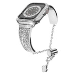 Worryfree Gadgets Metal Wristband with Bumper Case for Apple Watch, Silver, 42mm (SD1618-SLV42)