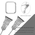 Worryfree Gadgets Metal Wristband with Bumper Case for Apple Watch, Silver, 42mm (SD1618-SLV42)