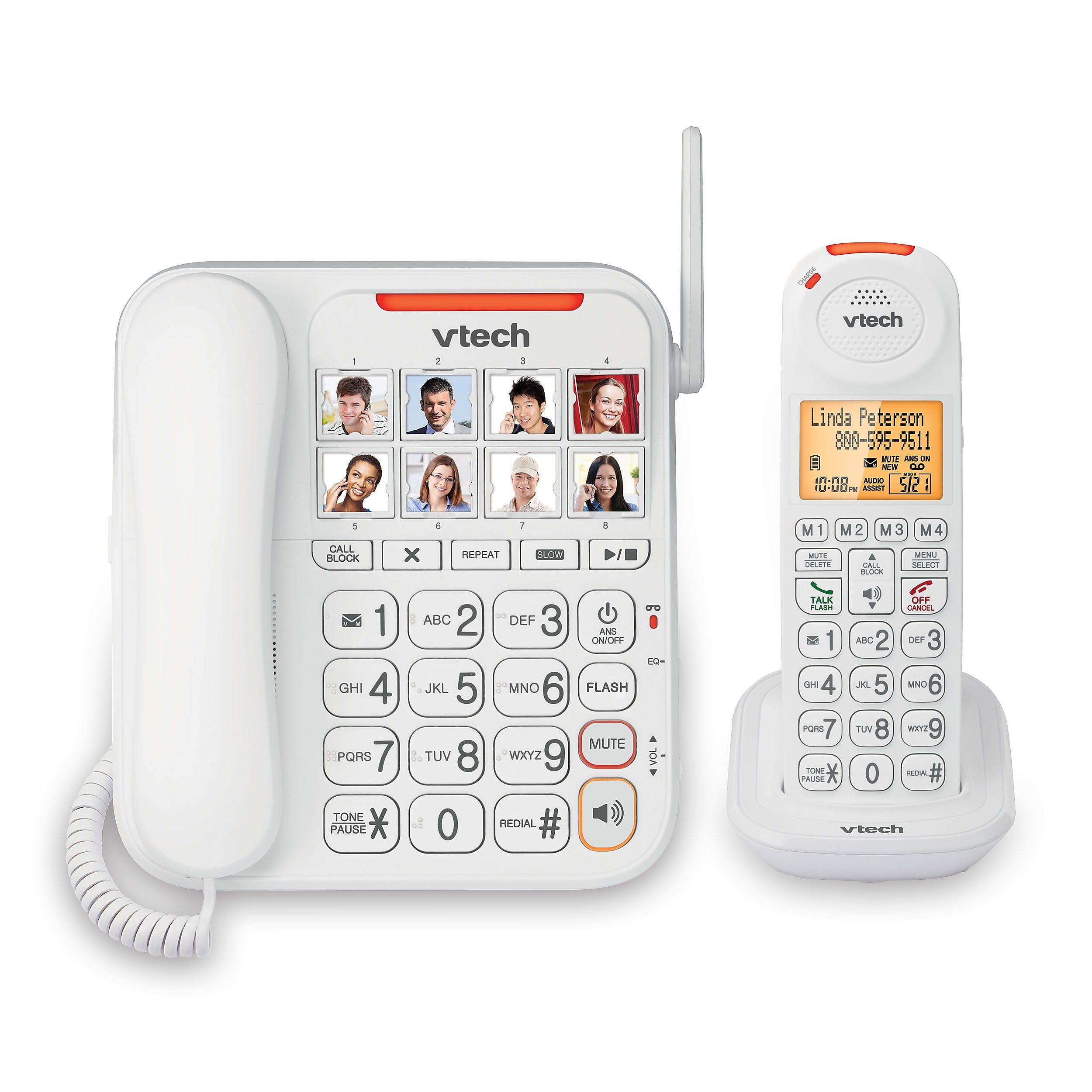 VTech 2-Handset Cordless/Corded Telephone (SN5147)