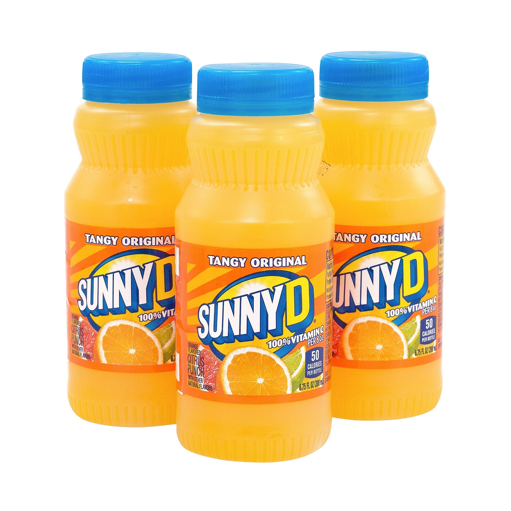 Sunny D Tangy Original Orange Flavored Citrus Punch, 6.75 oz., 24/Pack (01286)