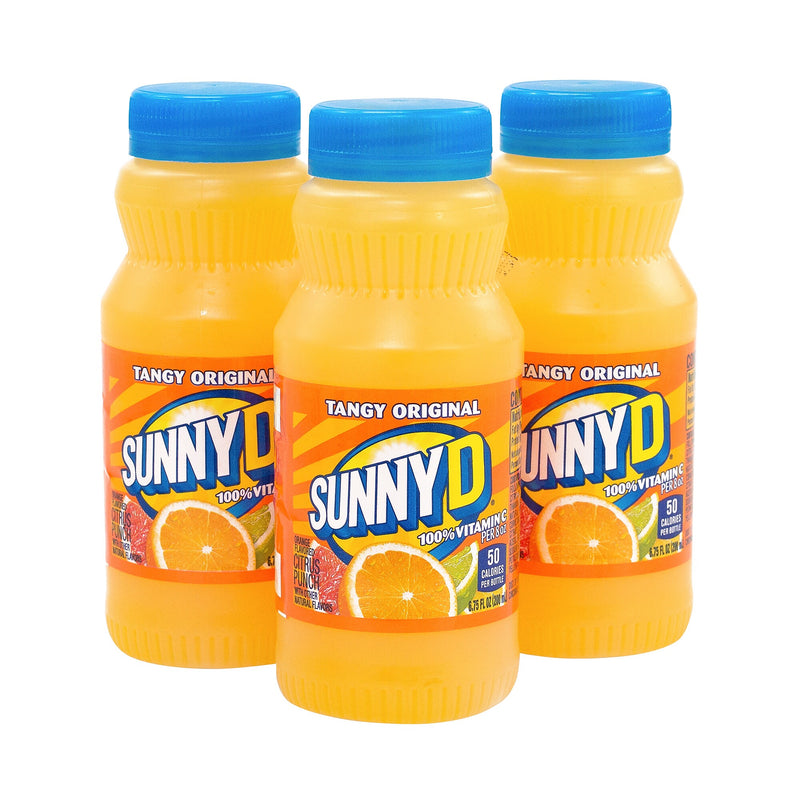 Sunny D Tangy Original Orange Flavored Citrus Punch, 6.75 oz., 24/Pack (01286)