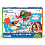 Learning Resources Serve It Up Play Restaurant Educational Games & Activites, Multicolor, (LER9089)