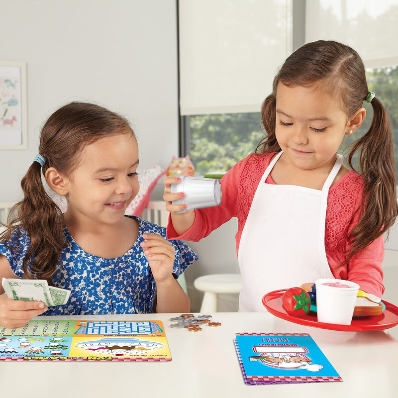Learning Resources Serve It Up Play Restaurant Educational Games & Activites, Multicolor, (LER9089)