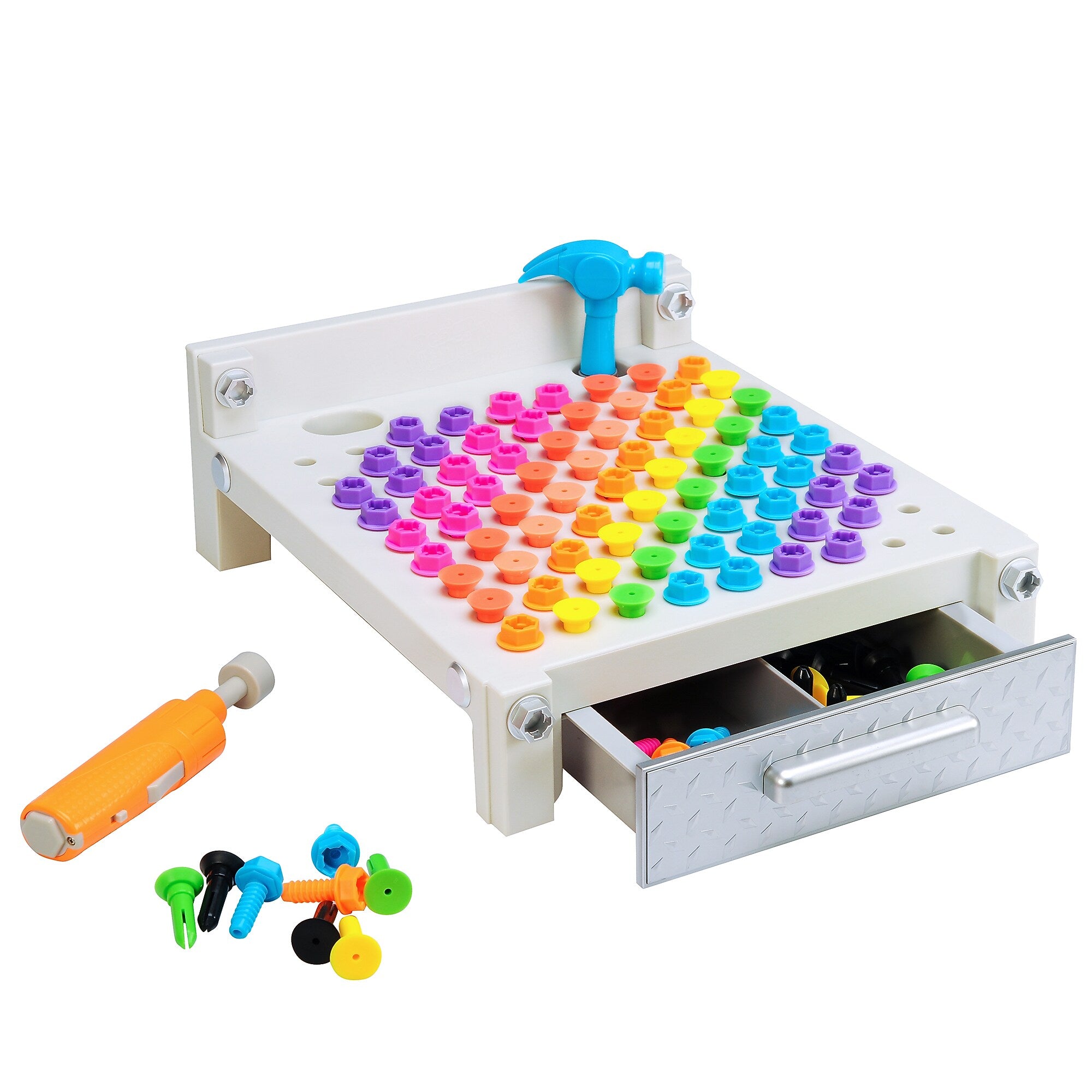 Educational Insights Design & Drill My First Workbench, Grey (4171)
