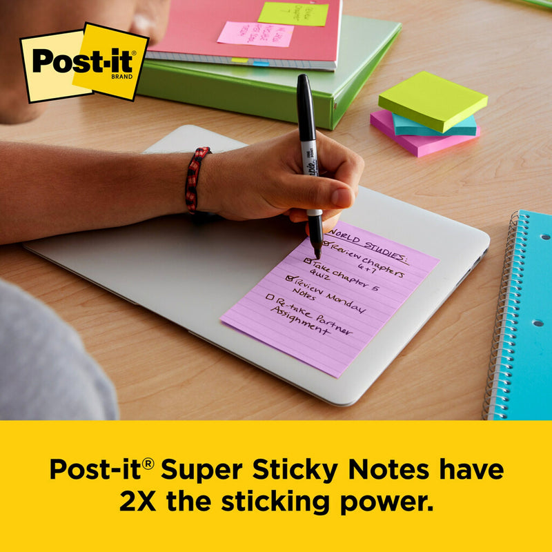 Post-it Back to School Bundle Super Sticky Notes, Assorted Collection (SIOC)