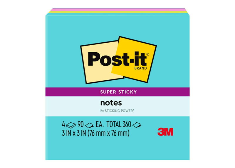 Post-it Back to School Bundle Super Sticky Notes, Assorted Collection (SIOC)