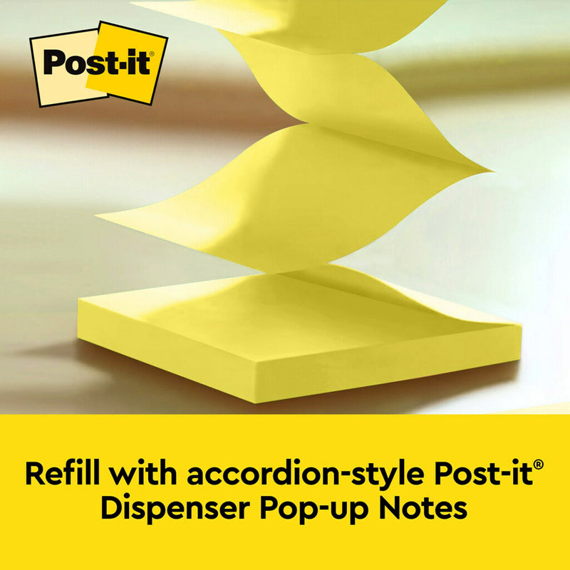 Post-it Super Sticky Notes & Owl Design Dispenser, Black (OWL-330-BK)