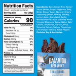 Baja Vida Traditional Beef Jerky Snack Pack, 1.0 oz., 12/Pack (220-02304)