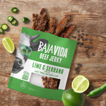 Baja Vida Lime and Serrano Pepper Beef Jerky Snack Pack, 1.0 oz., 12/Pack (220-02307)