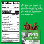 Baja Vida Lime and Serrano Pepper Beef Jerky Snack Pack, 1.0 oz., 12/Pack (220-02307)