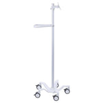 Ergotron StyleView Pole Cart, Up to 24" Monitor, Bright White (24-818-211)