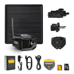 VOSKER V300 Outdoor Wired/Wireless Solar Security Camera, Black (V300-ULT-US)