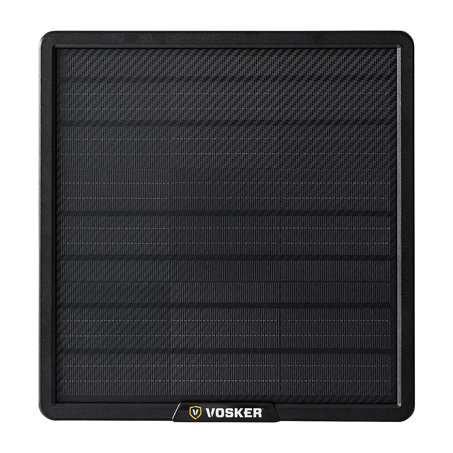 VOSKER Weatherproof Solar Power Bank, 10.24" x 10.63", 10 Watts, Black (V-PWRB)
