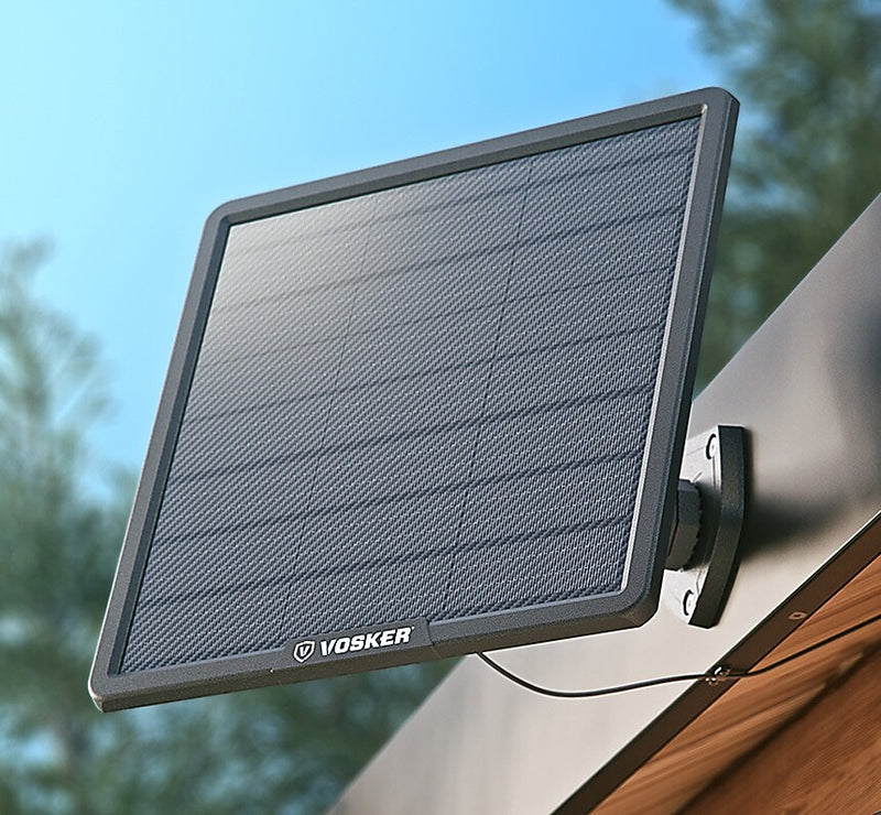 VOSKER Weatherproof Solar Power Bank, 10.24" x 10.63", 10 Watts, Black (V-PWRB)